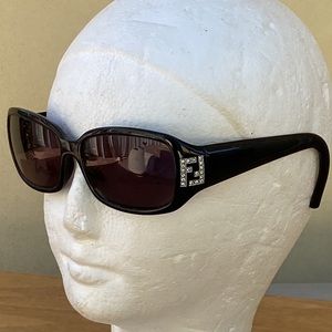 FENDI frame eye glasses sunglasses 😎 with F rhinestones made in Italy
